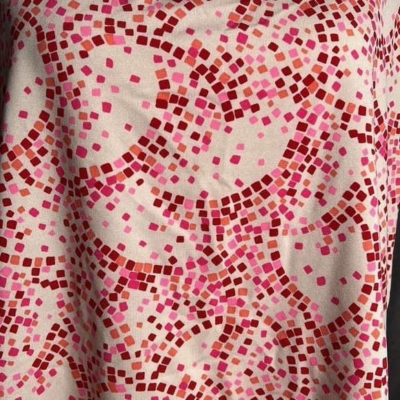 LANE BRYANT TAN AND RED TANK TOP SIZE 14/16 - Picture 3 of 6